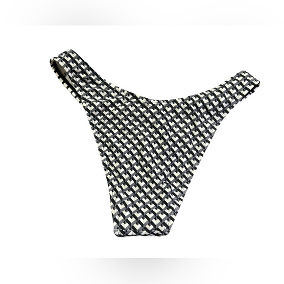 SPORTS ILLUSTRATED SWIM womens high cut cheeky swim bikini bottoms size S NWT - Picture 3 of 5